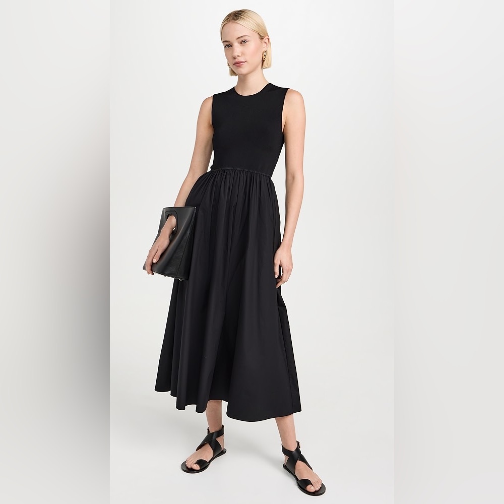 Theory
Crew Neck Volume Dress Black Size Large